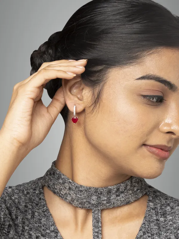 Silver_Premium_Bali_Studs_Cz_St_Hanging_925ST