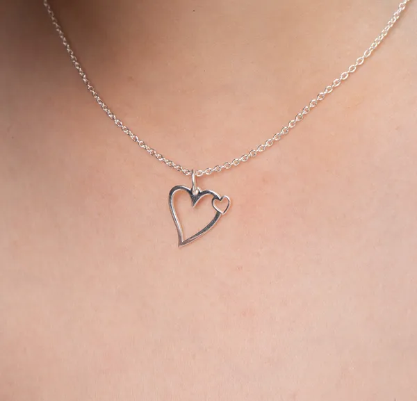 Silver_Premium_Necklace_Heart_Plain_925ST