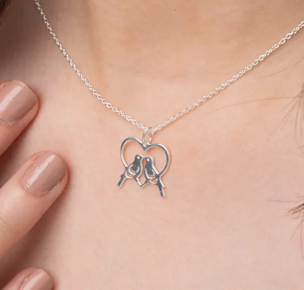Silver_Premium_Necklace_Heart_Plain_925ST