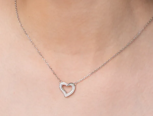 Silver_Premium_Necklace_Heart_Cz_925ST