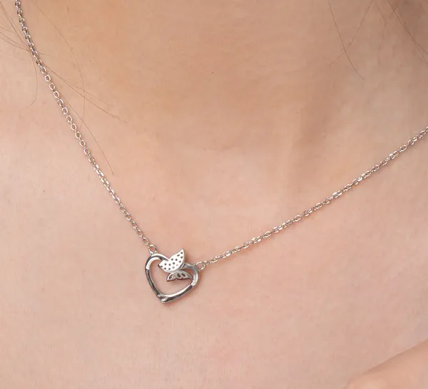Silver_Premium_Necklace_Heart_Cz_925ST
