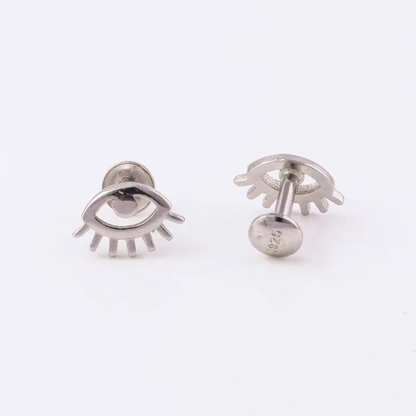 Silver_Premium_Studs_Plain_925ST_F