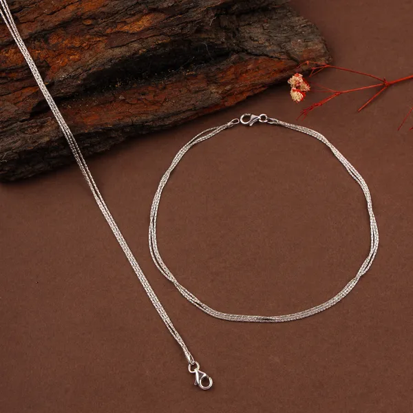 Silver_Premium_Italian_3_lines_Anklet_925ST