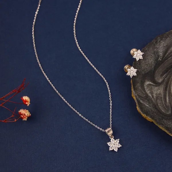 Silver_Premium_Nakshatra_Earring_Pendent_Set_925ST