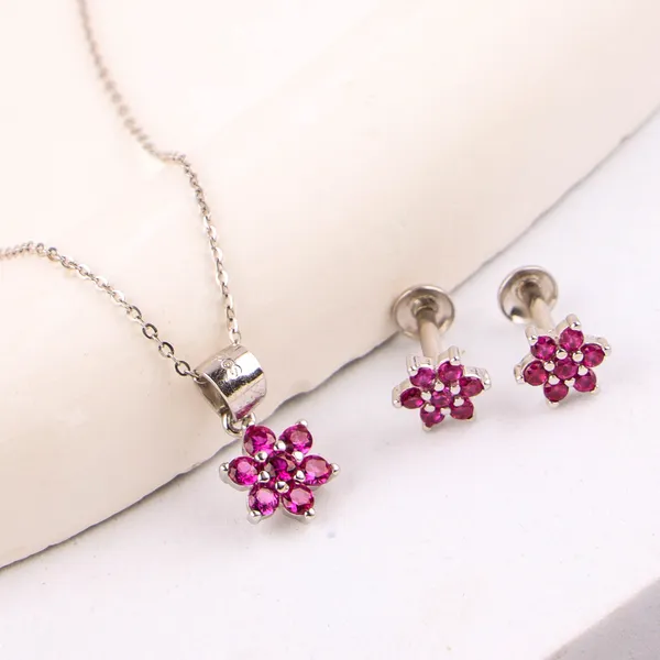 Silver_Premium_Nakshatra_Earring_Pendent_Set_925ST