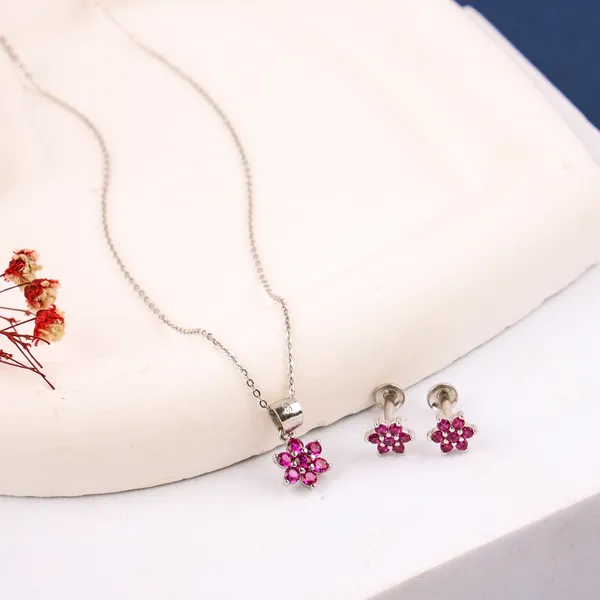 Silver_Premium_Nakshatra_Earring_Pendent_Set_925ST