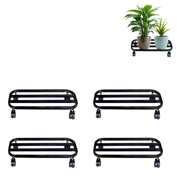 LPSB-04_Hind's_Heavy_Duty_Large_Planter_Stand_with_Lockable_Wheels_|_150_Kg_Load_Capacity_|_Rust_and_dust_proof_powder_coating_black_finish_pack_of_4