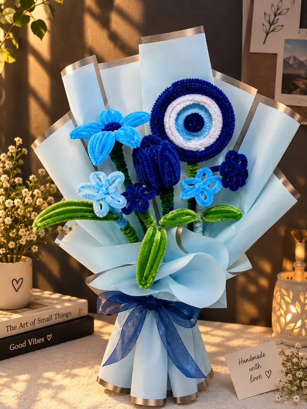 Handmade_Pipe_Cleaner_Blue_Eye_Flower_Bouquet_–_Crochet_Alternative,_Everlasting_Artificial_Floral_Arrangement_for_Home_Decor,_Birthday,_Anniversary,_Valentine's_&_Graduation_Gifts