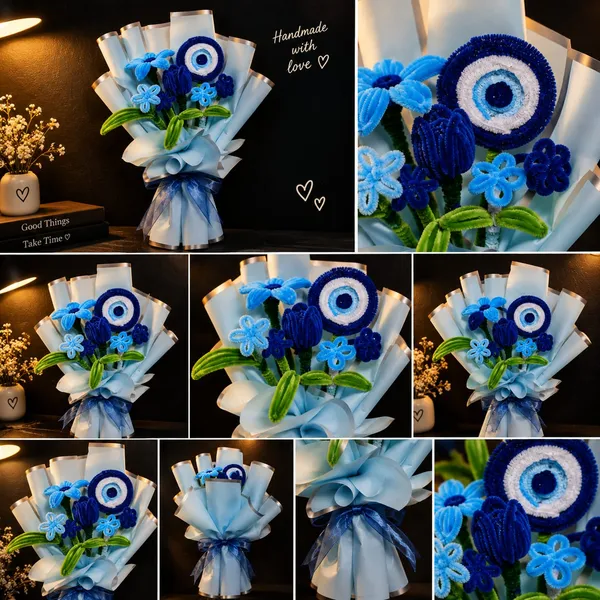 Handmade_Pipe_Cleaner_Blue_Eye_Flower_Bouquet_–_Crochet_Alternative,_Everlasting_Artificial_Floral_Arrangement_for_Home_Decor,_Birthday,_Anniversary,_Valentine's_&_Graduation_Gifts