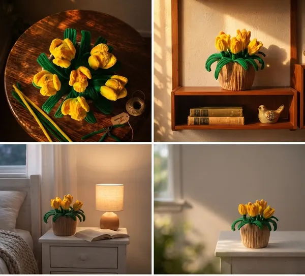 Hind's_Handmade_Pipe_Cleaner_6-Tulip_Pot_–_Cute_Chenille_Stem_Artificial_Flower_Pot,_Aesthetic_Room_Décor,_Eternal_DIY_Floral_Plant_for_Office_Desk,_Birthday_&_Anniversary_Gift