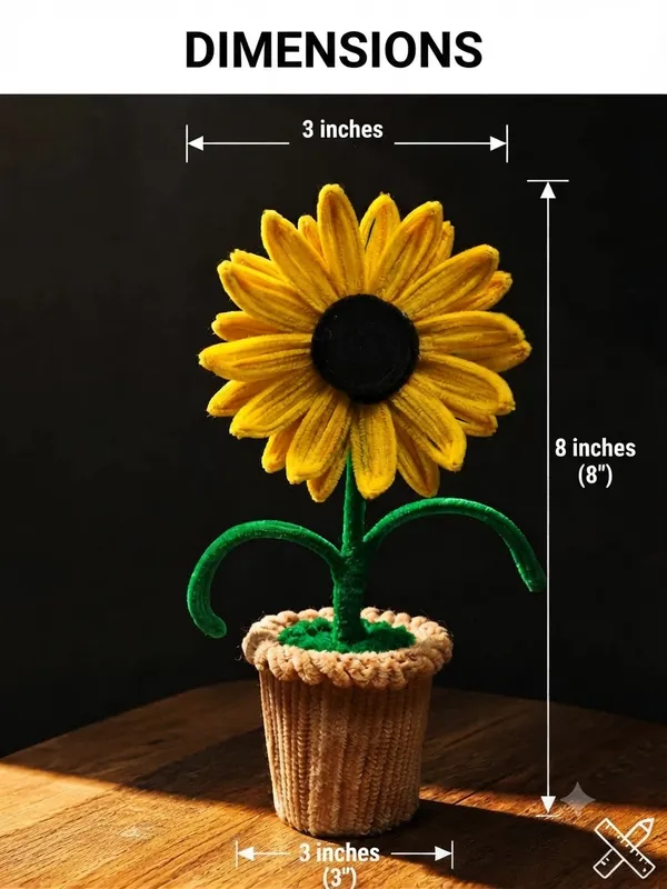 Hind's_Handmade_Pipe_Cleaner_Sunflower_Pot_(Set_of_2)_–_Cute_Chenille_Stem_Artificial_Flower_Potted_Plant,_Aesthetic_Room_Decor,_Eternal_Sunshine_Desk_Ornament,_Unique_Gift