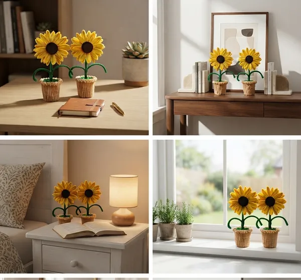 Hind's_Handmade_Pipe_Cleaner_Sunflower_Pot_(Set_of_2)_–_Cute_Chenille_Stem_Artificial_Flower_Potted_Plant,_Aesthetic_Room_Decor,_Eternal_Sunshine_Desk_Ornament,_Unique_Gift