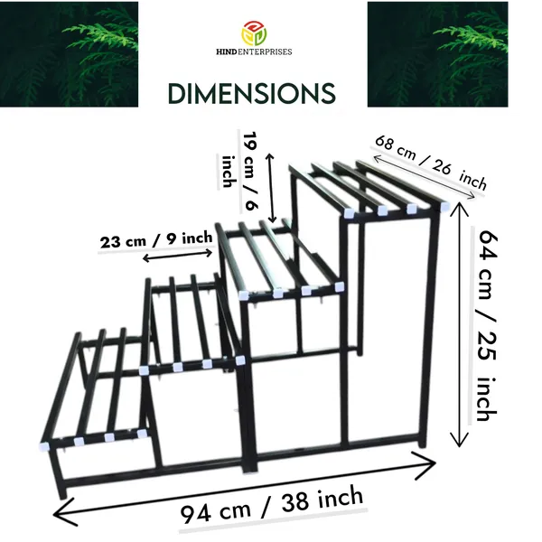 Hind's_Heavy_4-Tier_Metal_Plant_Stand,_Black,_Heavy_Duty_Iron_Plant_Holder_for_Balcony,_Garden,_Home_Décor,_Indoor_&_Outdoor_Multi-Purpose_Pot_Rack,_Space-Saving,_Durable
