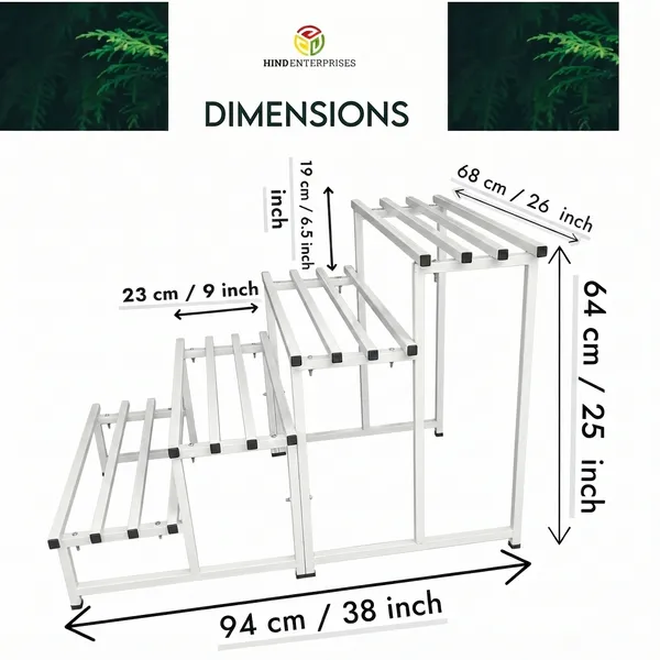 Hind's_Heavy_4-Tier_Metal_Plant_Stand,_White,_Heavy_Duty_Iron_Plant_Holder_for_Balcony,_Garden,_Home_Décor,_Indoor_&_Outdoor_Multi-Purpose_Pot_Rack,_Space-Saving,_Durable