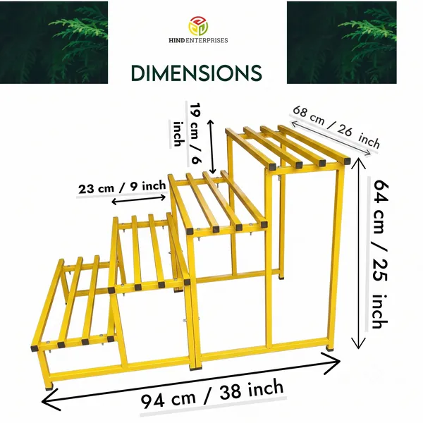 Hind's_Heavy_4-Tier_Metal_Plant_Stand,_Yellow,_Heavy_Duty_Iron_Plant_Holder_for_Balcony,_Garden,_Home_Décor,_Indoor_&_Outdoor_Multi-Purpose_Pot_Rack,_Space-Saving_