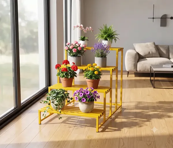 Hind's_Heavy_4-Tier_Metal_Plant_Stand,_Yellow,_Heavy_Duty_Iron_Plant_Holder_for_Balcony,_Garden,_Home_Décor,_Indoor_&_Outdoor_Multi-Purpose_Pot_Rack,_Space-Saving_