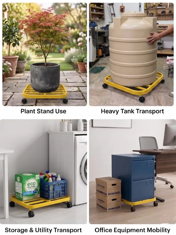 DFCEW-Y_Hind's_Heavy-Duty_Iron_Planter_Stand_with_Lockable_Wheels_&_Curved_Safety_Edges,_Rust-Proof_Powder-Coated_Metal_Pot_Trolley_for_Indoor_&_Outdoor_Use_(Yellow)