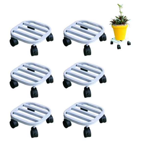 White_Iron_Multipurpose_Indoor_and_Outdoor_Beautiful_Planter_Pot_Stand_with_Wheels_for_Home_Balcony_and_Garden_(6_)