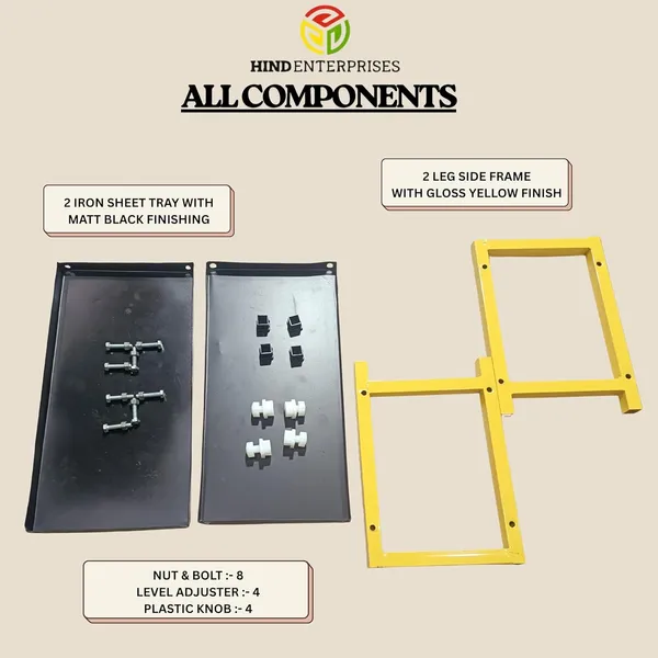Black_&_Yellow_Multipurpose_2-Tier_Countertop_Storage_Rack_|_30_CM