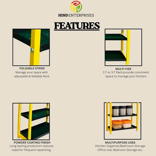Black_&_Yellow_Multipurpose_2-Tier_Countertop_Storage_Rack_|_48_CM
