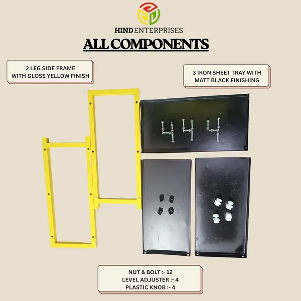 Black_&_Yellow_Multipurpose_2-Tier_Countertop_Storage_Rack_|_48_CM