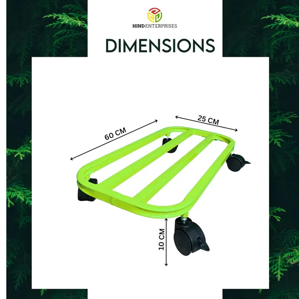 Pack_of_4_Pista_Green_Powder_Coated_Heavy_Duty_Large_Planter_Stand_with_Wheels_|_150_Kg_Load_Capacity