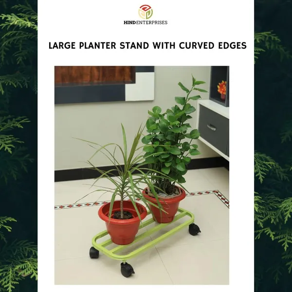 Pack_of_4_Pista_Green_Powder_Coated_Heavy_Duty_Large_Planter_Stand_with_Wheels_|_150_Kg_Load_Capacity