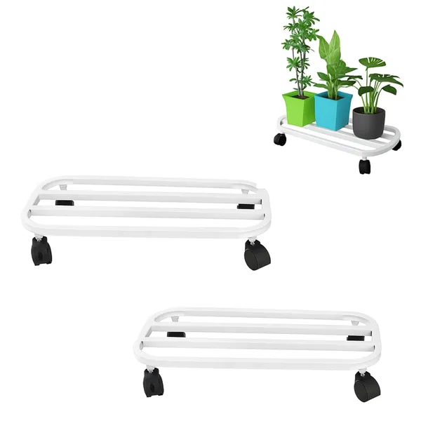 Pack_of_2_White_Powder_Coated_Heavy_Duty_Large_Planter_Stand_with_Wheels_|_150_Kg_Load_Capacity