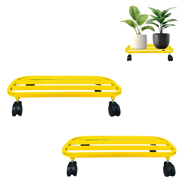 Pack_of_2_Yellow_Powder_Coated_Heavy_Duty_Large_Planter_Stand_with_Wheels_|_150_Kg_Load_Capacity