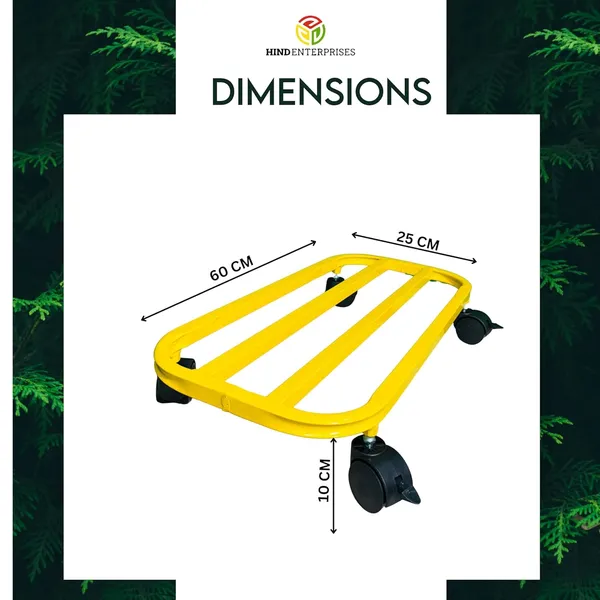 Pack_of_2_Yellow_Powder_Coated_Heavy_Duty_Large_Planter_Stand_with_Wheels_|_150_Kg_Load_Capacity