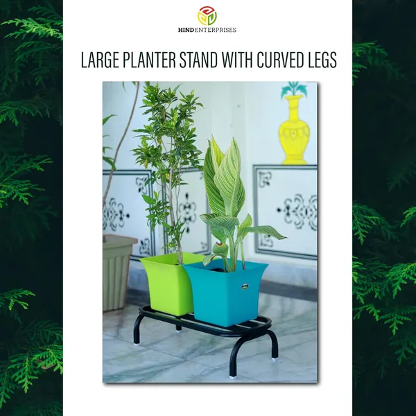 Pack_of_4_Black_Powder_Coated_Multipurpose_Heavy_Duty_Large_Planter_Stand_|_Load_Capacity_150_Kg