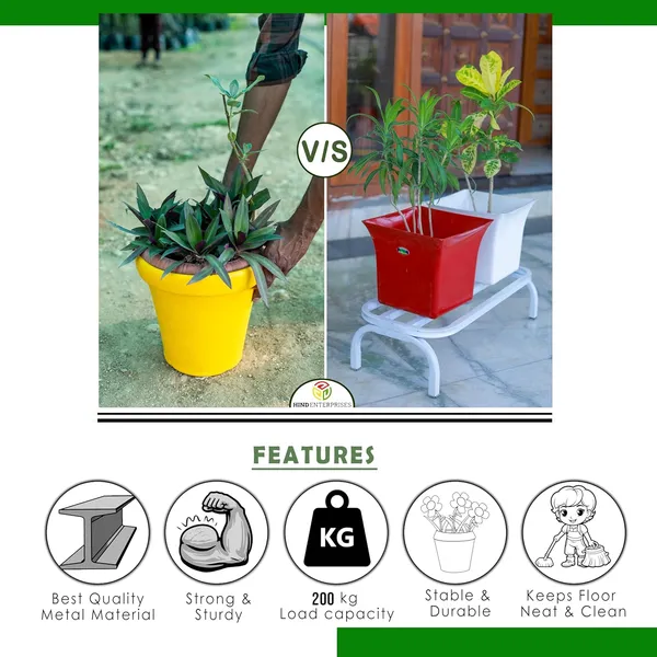 Hind's_White_Powder_Coated_Multipurpose_Heavy_Duty_Large_Planter_Stand_|_Load_Capacity_150_Kg