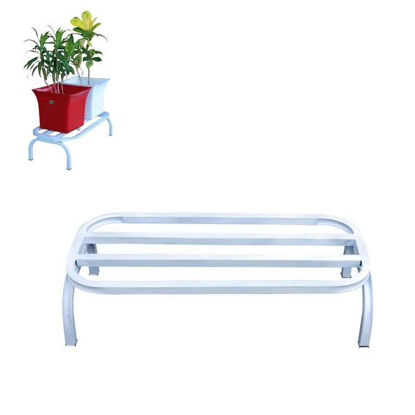 Hind's_White_Powder_Coated_Multipurpose_Heavy_Duty_Large_Planter_Stand_|_Load_Capacity_150_Kg