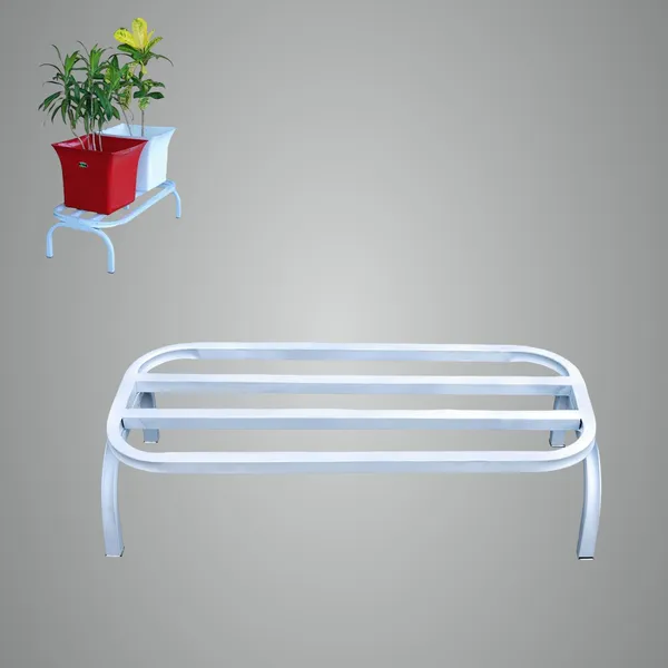 Hind's_White_Powder_Coated_Multipurpose_Heavy_Duty_Large_Planter_Stand_|_Load_Capacity_150_Kg