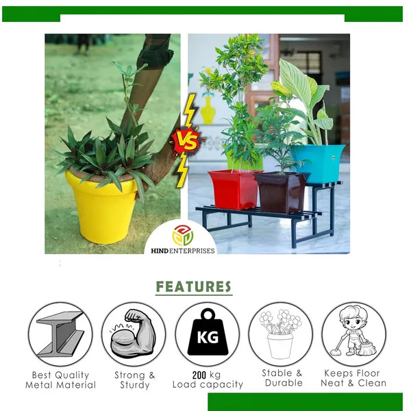 HIND's_Heavy-Duty_Metal_Planter_Stand_|_Indoor_Outdoor_Flower_Pot_Holder_|_Rust-Proof_Iron_Plant_Stand_with_Modern_Design_for_Balcony,_Patio_&_Home_Decor_|_Weight_Capacity_200_KG_(Black-01)