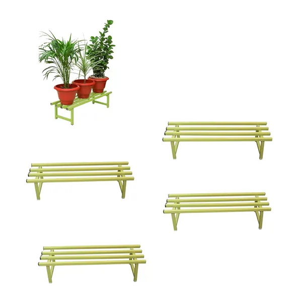 Pack_of_4_Pista_Green_Powder_Coated_Multipurpose_Large_Planter_Stand_|_Load_Capacity_150_Kg