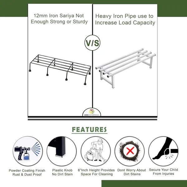 Pack_of_4_White_Powder_Coated_Multipurpose_Large_Parallel_Pipe_Planter_Stand_|_Load_Capacity_150_Kg