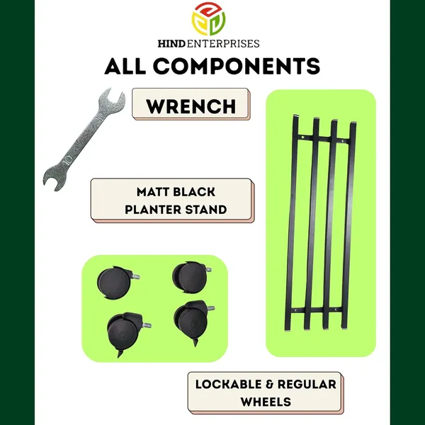 HIND'S__Powder_Coated_Multipurpose_Heavy_Duty_Large_Parallel_Pipe_Planter_Stand_with_Wheels_|_Load_Capacity_150_Kg
