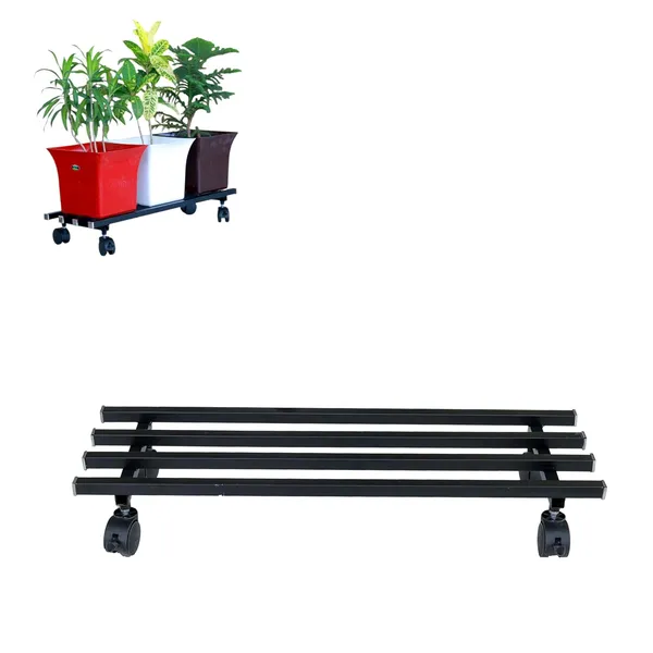 HIND'S__Powder_Coated_Multipurpose_Heavy_Duty_Large_Parallel_Pipe_Planter_Stand_with_Wheels_|_Load_Capacity_150_Kg