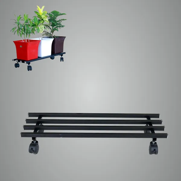 HIND'S__Powder_Coated_Multipurpose_Heavy_Duty_Large_Parallel_Pipe_Planter_Stand_with_Wheels_|_Load_Capacity_150_Kg