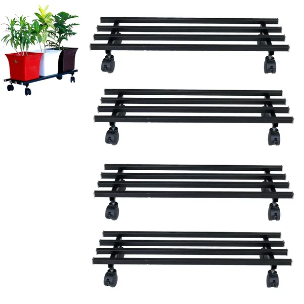 Hind's_Black_Powder_Coated_Multipurpose_Large_Parallel_Pipe_Planter_Stand_with_Lockable_Wheels_|_Load_Capacity_150_Kg