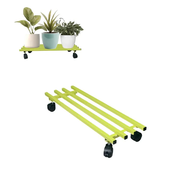 Pista_Green_Powder_Coated_Multipurpose_Large_Parallel_Pipe_Planter_Stand_with_Lockable_Wheels_|_Load_Capacity_150_Kg