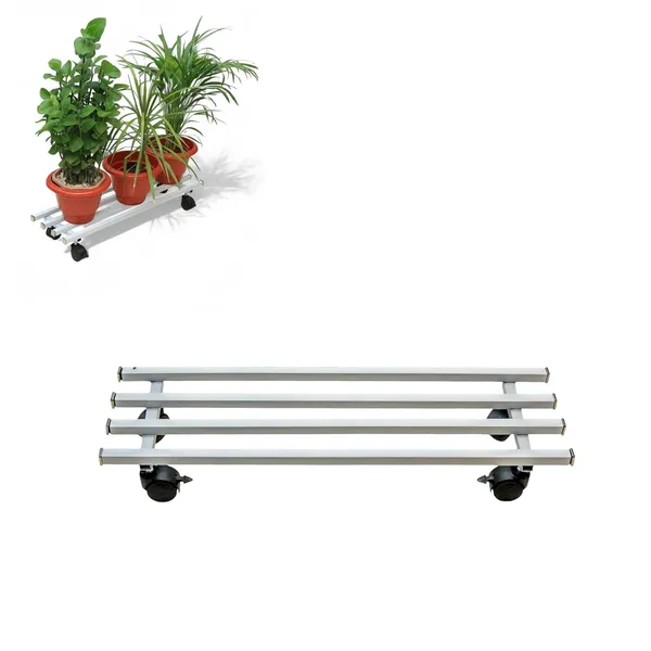 Parallel_Pipe_Planter_Stand_with_Wheels_|_Heavy-Duty_Metal_Plant_Stand_for_Indoor_&_Outdoor_|_360�_Lockable_Wheels_|_Rust-Resistant,_Space-Saving_Plant_Holder_Weight_Capacity_150_Kg_(Black-01)_(White,_1)