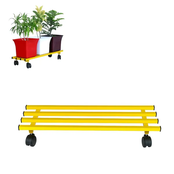 Parallel_Pipe_Planter_Stand_with_Wheels_|_Heavy-Duty_Metal_Plant_Stand_for_Indoor_&_Outdoor_|_360�_Lockable_Wheels_|_Rust-Resistant,_Space-Saving_Plant_Holder_Weight_Capacity_150_Kg_(Black-01)_(Yellow,_1)
