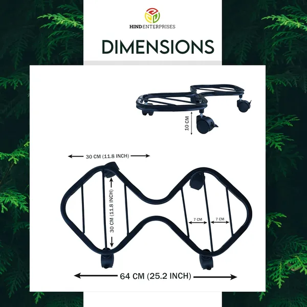 Black_Powder_Coated_Multipurpose_Large_Planter_Stand_with_Wheels_|_Load_Capacity_150_Kg