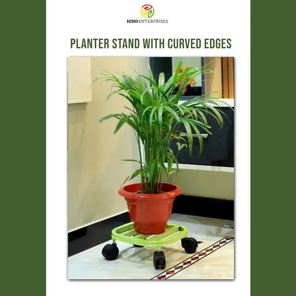 Hind's_Multipurpose_Indoor_and_Outdoor_Planter_or_Pot_Stand_with_Locable_Wheels_for_Easy_Mobility_Durable,_Rust_&_Dust_proof_Powder_Coating_Finish_for_Home,_Balcony,_Garden_And_Lawn_and_nurseries_(Size_25*25*10_CMs)