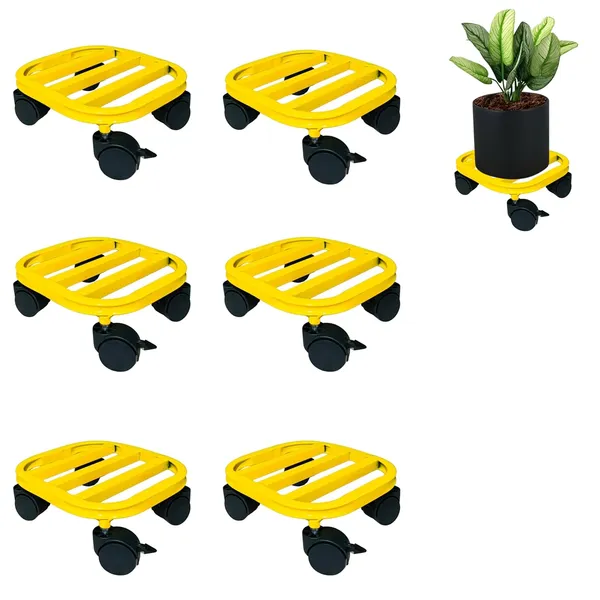 Yelllow_Iron_Multipurpose_Indoor_and_Outdoor_Beautiful_Planter_Pot_Stand_with_Wheels_for_Home_Balcony_and_Garden_(4_)