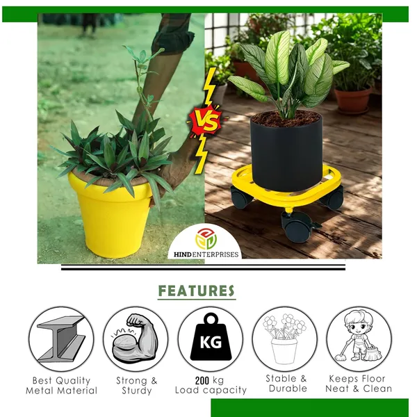 Yelllow_Iron_Multipurpose_Indoor_and_Outdoor_Beautiful_Planter_Pot_Stand_with_Wheels_for_Home_Balcony_and_Garden_(4_)