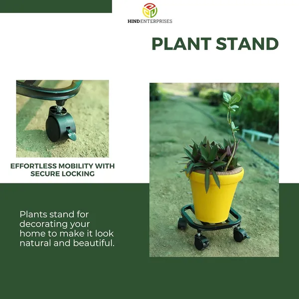Hind's_Multipurpose_Indoor_and_Outdoor_Planter_or_Pot_Stand_with_Locable_Wheels_for_Easy_Mobility_Durable,_Rust_&_Dust_proof_Powder_Coating_Finish_for_Home,_Balcony,_Garden_And_Lawn_and_nurseries_(Size_25*25*10_CMs)