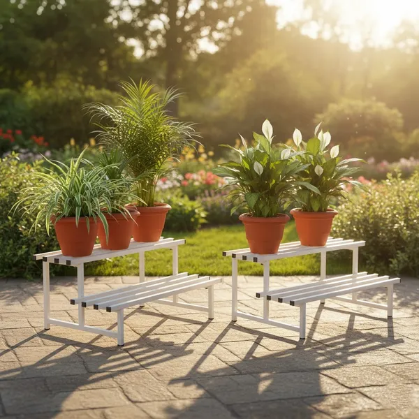 Hind's_White_Multipurpose_2-Tier_Parallel_Pipe_Planter_Stand_|_200_Kg_Load_Capacity_l_Rust_and_Dust_Proof_Powder_Coating_Finish_use_for_Flower,_Planter,_Pot_Stand,_Shoe_Rack,_Storage_Organizer